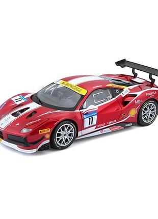 Автомодель bburago ferrari 488 challenge 1:24 (18-26308)