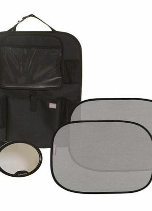 Набір аксесуарів для автомобіля dreambaby toddler kit шторка, органайзер, дзеркало (g2287bb)