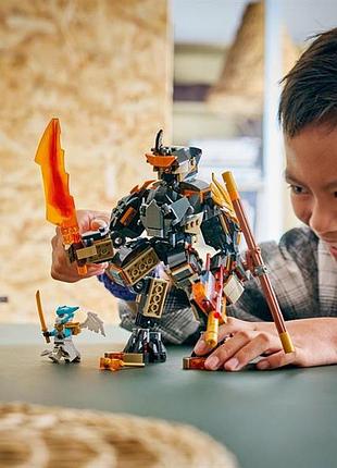 Конструктор lego ninjago робот коула для миссии и дракон зейн 364 детали (71854)