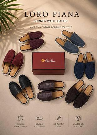 Мюлі loro piana, жіночі мюлі loro piana, брендові мюлі loro piana, стильні мюлі loro piana, літні мюлі loro piana, модні мюлі loro серый, 43