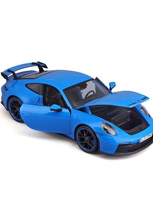 Автомодель maisto 2022 porsche 911 gt3 1:18 синий (36458 blue)