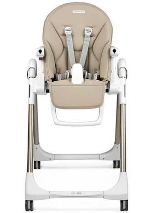 Стульчик для кормления peg-perego prima pappa follow me бежевый (ih01000000bl06)