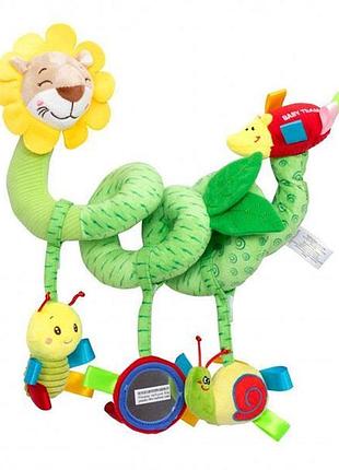 Игрушка-спираль baby team удивительный сад мягкая (8580)