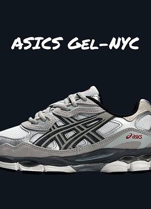 Asics gel-nyc grey silver white