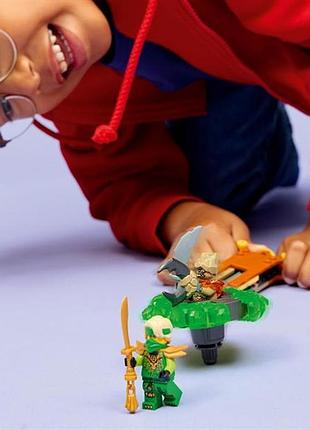 Конструктор lego ninjago ллойд проти спінера земельного монстра 52 деталі (71850)