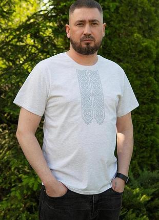 Стильная мужская вышиванка льняная с длинным рукавом, нарядные вышитые мужские рубашки из льна