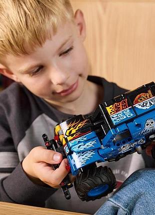 Конструктор lego technic monster jam grave digger огонь и лед 263 детали (42219) 4