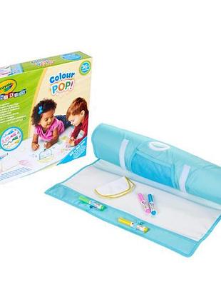 Багаторазовий килимок для малювання crayola mini kids з фломастерами (81-8132)