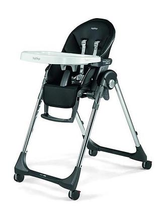 Стульчик для кормления peg-perego prima pappa follow me черный хайтек (ih01000000bl01)