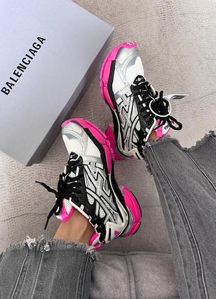 Жіночі кросівки runner | black / pink / silver