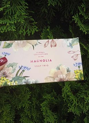 Мыло от известного бренда mark and spencer с запахом магнолия