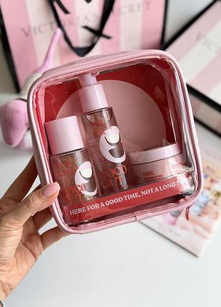 Подарунковий набір з косметичкою coconut victoria’s secret