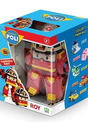 Машинка-трансформер robocar poli робокар рой 10 см (mrt-0652)
