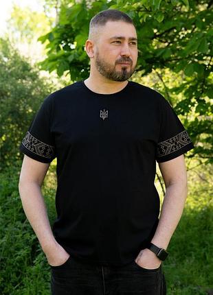 Стильная мужская вышиванка льняная с длинным рукавом, нарядные вышитые мужские рубашки из льна
