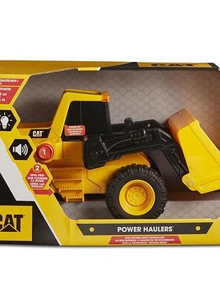 Машинка навантажувач funrise cat потужні машини зі світлом і звуком 30 см (82267)