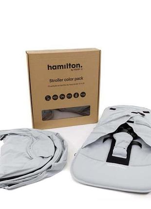 Набір текстилю для коляски hamilton by yoop x1 plus світло-блакитний (65092)