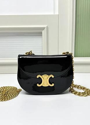 Жіноча сумка на ланцюжку celine 19x14x5.5