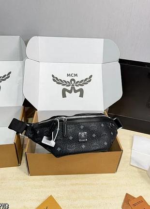 Жіноча поясна сумка mcm 34x14