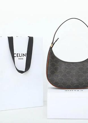 Жіноча нагрудна сумка celine 23x14x7