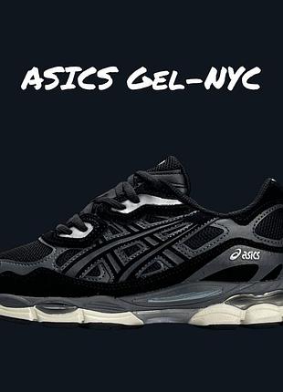 Asics gel-nyc black grey beige