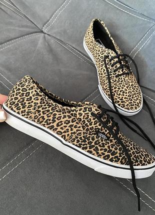 Vans кеди леопардові