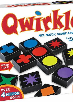 Настольная логическая игра qwirkle (кверкл) настольная игра для веселой комании