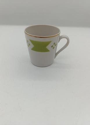 Советская винтажная старая чашка ссср довбыш чашечка кружка керамическая фарфоровая фаянсовая керамика