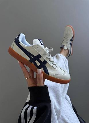 Жіночі кросівки asics onitsuka tiger | white / navy blue / gum