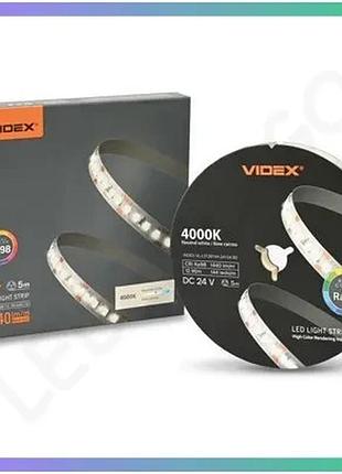 Светодиодная лента videx 144-5050 24v 12w 4000k 1440lm 5м для освещения помещений цена за 1м отгрузка sku_vendorcode