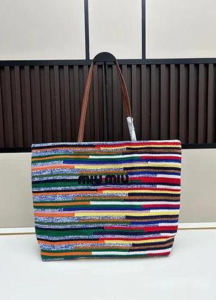 Жіноча сумка-шопер miu miu 49x34x16