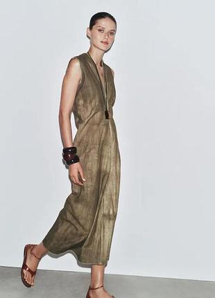 Сукня міді zara - l