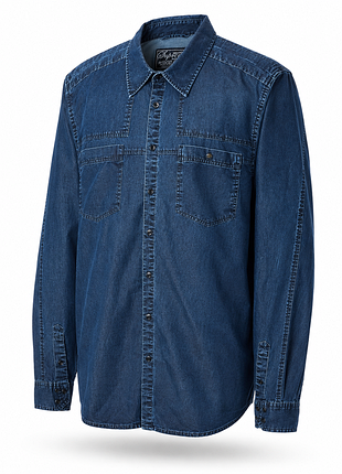 Coolcat рубашка мужская джинс original l сток k51-48