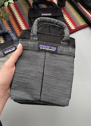 Patagonia сумка через плече / сумка на плече / патагонія / сумки / чоловічі сумки через плече / сумка жіноча темно-серый