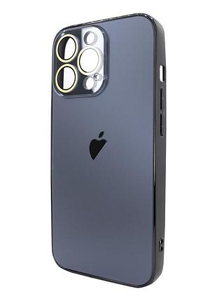 Чохол для iphone 16 pro ag-pc glass графітовий захисний аксесуар для надійного захисту від ударів