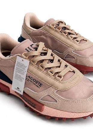 Жіночі кросівки lacoste l003 neo пудрові (36–41 розмір)