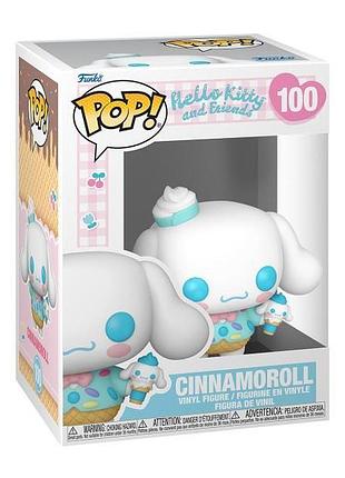 Фигурка funko pop! hello kitty синнаморолл с мороженым 10 см (83693)