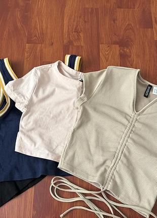 Лот топів майок від h&m та sinsay