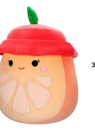 М'яка іграшка squishmallows апельсин оріон 30 см (sqcr05435)