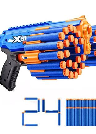 Скорострельный бластер x-shot insanity manic с 24 патронами (36603r)