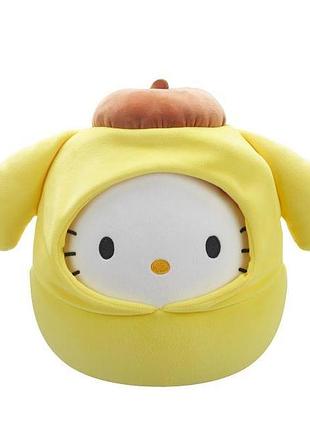 Мягкая игрушка squishmallows хэллоу китти в образе помпомпурин 20 см (sqsn00387)