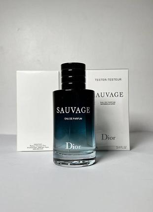 Парфумована вода dior sauvage eau de parfum, 100ml тестер