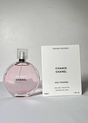 Туалетна вода chanel chance eau tendre, 100 мл тестер