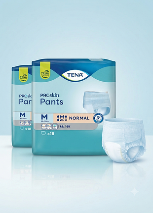 Урологические трусы tena proskin pants normal, размер m 18штук