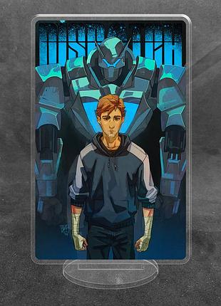 Акрилова колекційна фігурка dispatch роберт (mecha man) 15 см