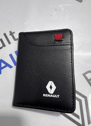 Автомобильный кошелек с логотипом renault