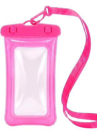 Чехол waterproof airbag для iphone 14 pro max защитный с усиленными углами розовый темный