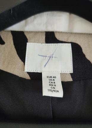 Жилет зебра h&m, вискоза 9