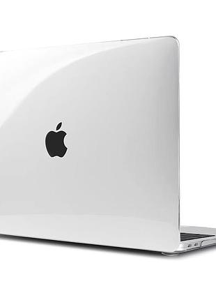 Чохол-накладка crystal case для macbook neo 13 дюймів прозорий із захистом від ударів clear