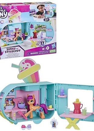 Игровой набор my little pony прицеп санни (f6339)