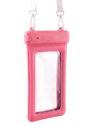 Чехол sliding waterproof case для смартфонов защита от воды розовый